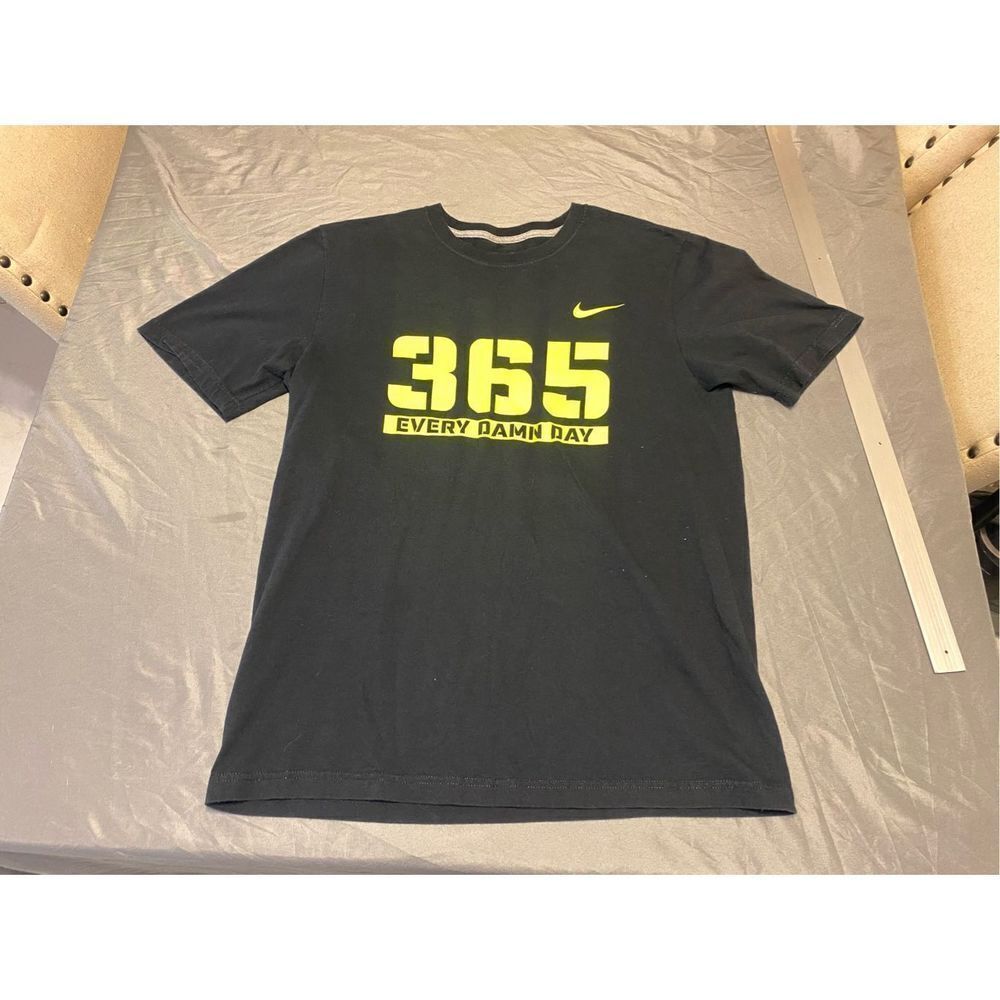 Nike Shirt Mens Large Black Every Damn Day 365 Active Wear